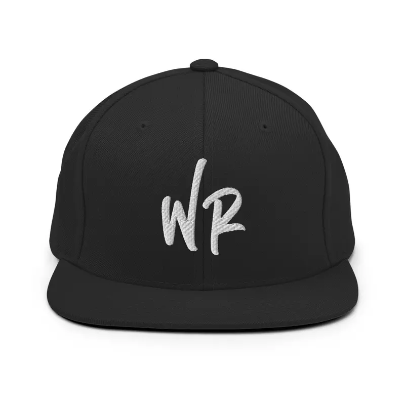 WR Logo Verse Snapback - White